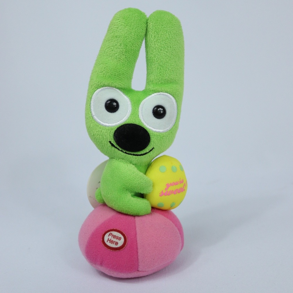 NEW with Tags Hoops & Yoyo Hallmark Talking Happy Easter Plush‎ You're Sweet Egg